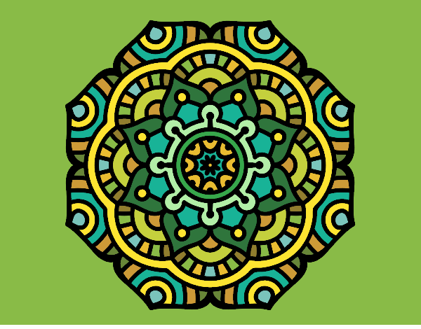 Mandala flor conceptual