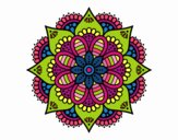 Mandala flor de primavera