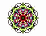 Mandala flor de primavera