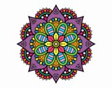 Mandala flor de primavera