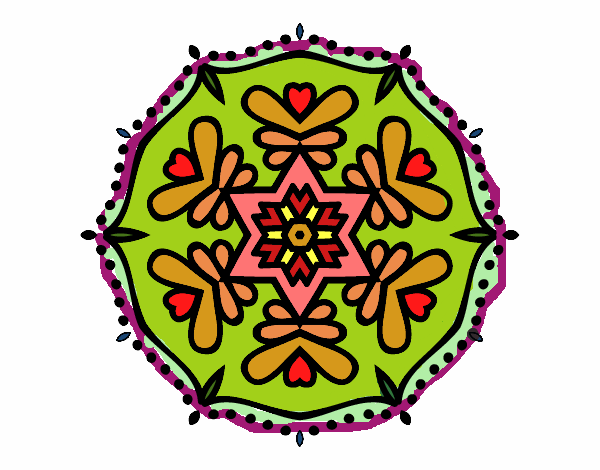 Mandala simétrica