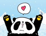 Panda enamorado