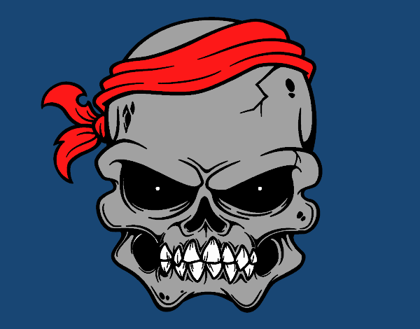 Una calavera pirata