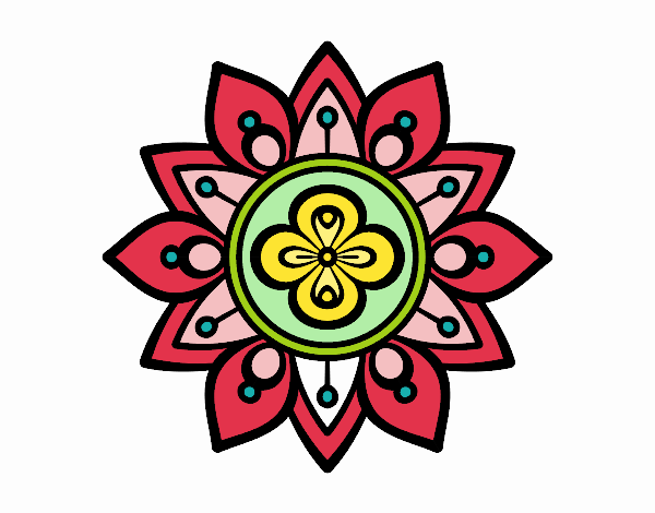 Mandala flor de loto