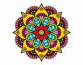 Mandala flor de primavera