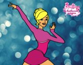 Barbie en postura de ballet