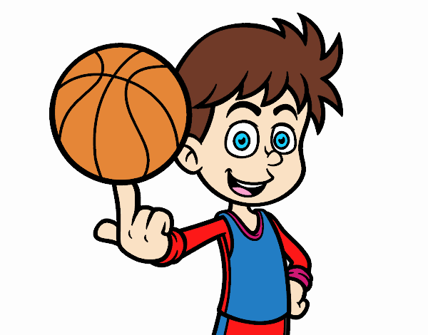 Jugador de baloncesto junior