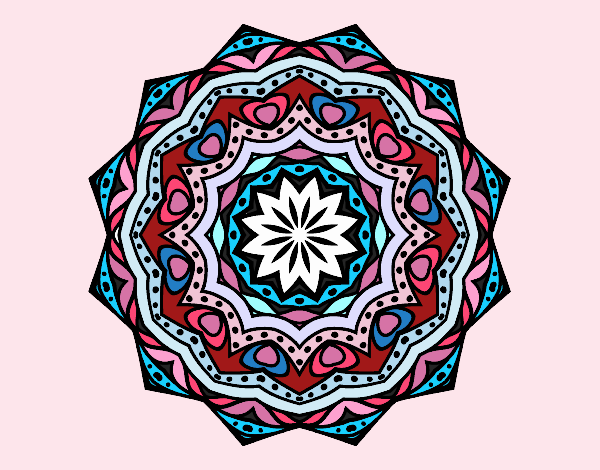 Mandala con estratos