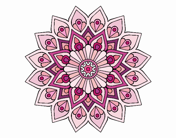 Mandala destello creciente