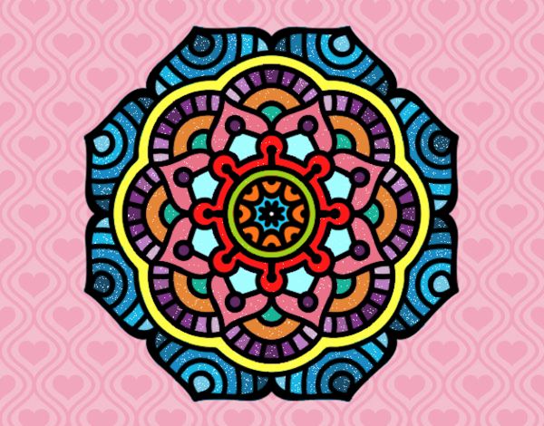 Mandala flor conceptual