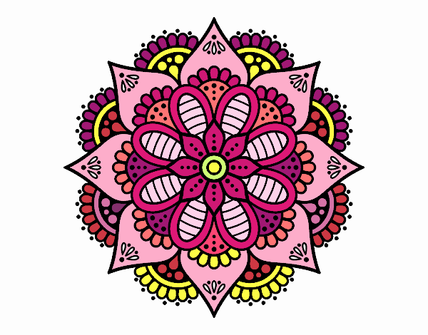 Mandala flor de primavera