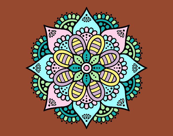 Mandala flor de primavera