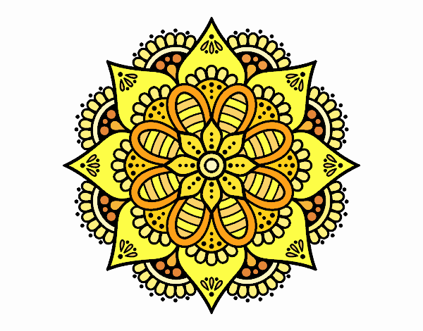 Mandala flor de primavera