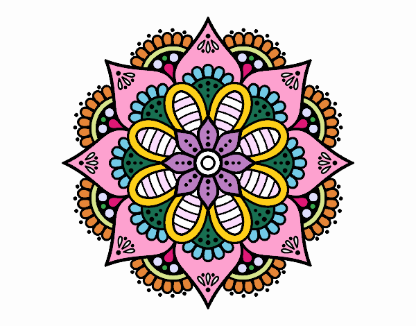 Mandala flor de primavera