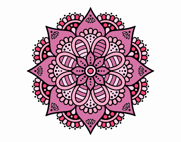 Mandala flor de primavera