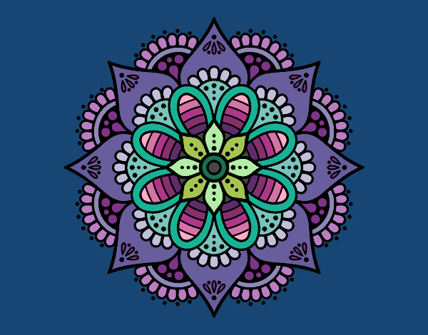 Mandala flor de primavera