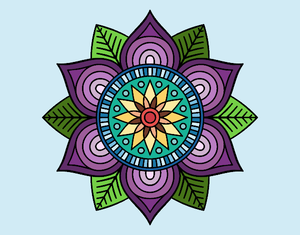 Mandala flor estelar