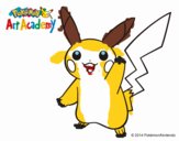 Pikachu saludando