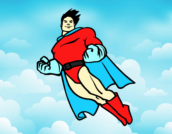 Superman volando