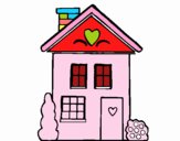 Casa con corazones