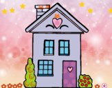 Casa con corazones