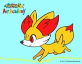 Fennekin corriendo