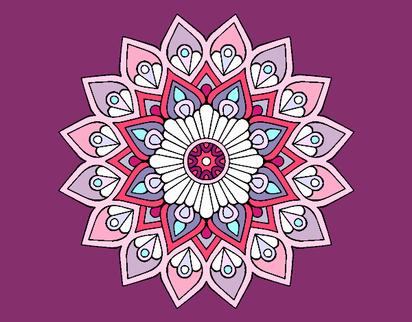 Mandala destello creciente