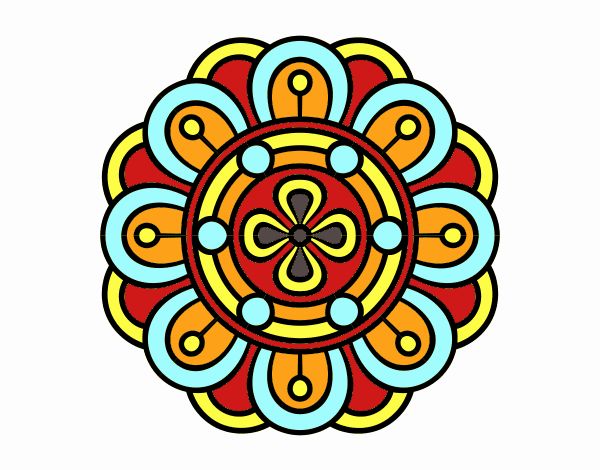 Mandala flor creativa