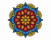 Mandala flor de primavera