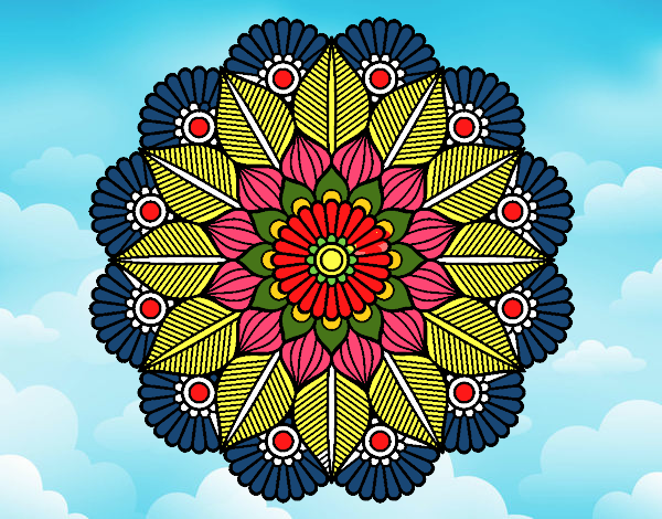 Mandala jardín vegetal