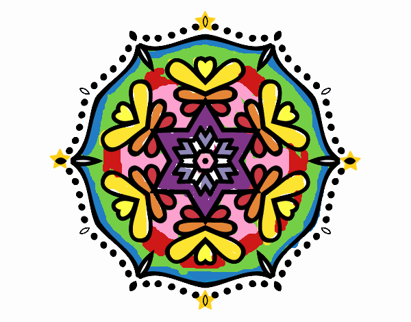 Mandala simétrica