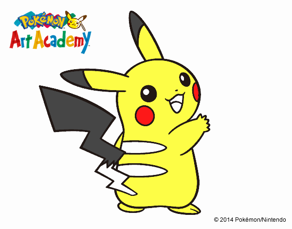 Pikachu de espaldas