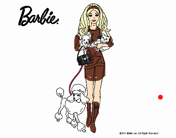 Barbie con sus mascotas