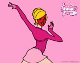 Barbie en postura de ballet