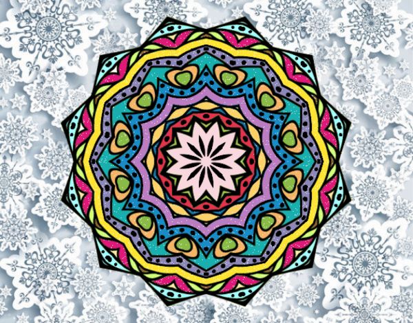 Mandala con estratos