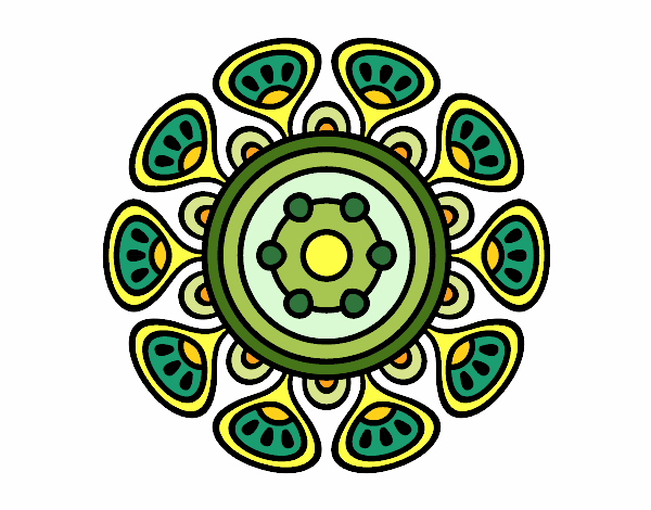 Mandala crecimiento vegetal