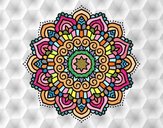 Mandala estrella decorada