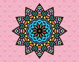 Mandala estrella floral