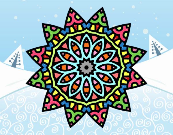 Mandala estrella