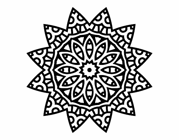 Mandala estrella