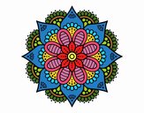 Mandala flor de primavera