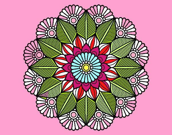 Mandala jardín vegetal