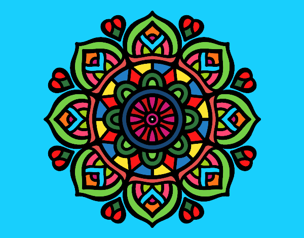 Mandala para la concentración mental