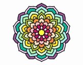 Mandala pétalos de flor