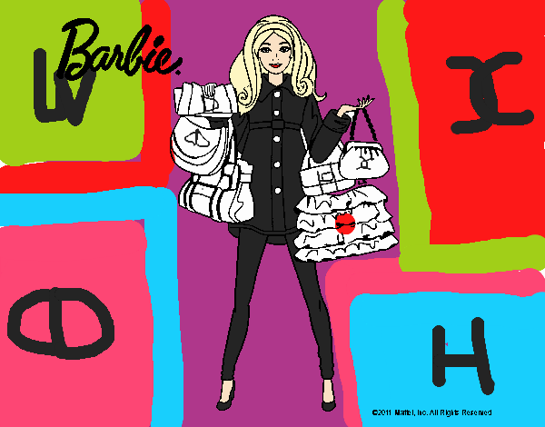 Barbie de compras