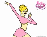 Barbie en postura de ballet