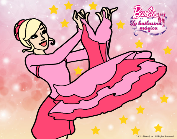 Barbie y su vestido de ballet