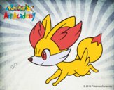 Fennekin corriendo