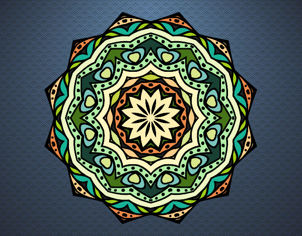 Mandala con estratos