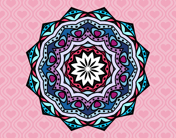 Mandala con estratos